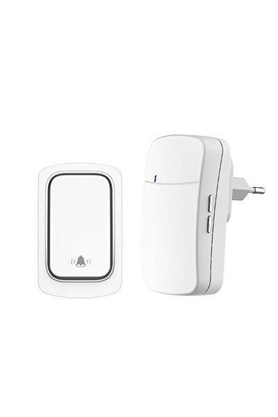 choice2 جرس باب لاسلكي 1Key 1Bell-EU-W SIXWGH لا يتطلب بطارية، مقاوم للماء وذ...
