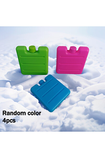 Choice Random color 4pcs 4pcs Reusable Mini Ice Packs, Suitable for Keeping D...