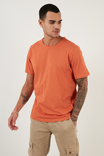 Buratti Βαμβακερό T-Shirt με λαιμόκοψη Crew Neck Basic Ανδρικό T-Shirt 59020001