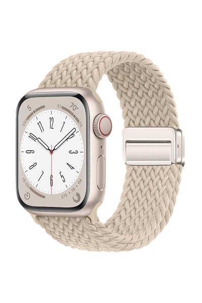 Choice 42mm 44mm 45mm 49mm milk tea Braided Strap For Watch Band 44mm 40mm 45...