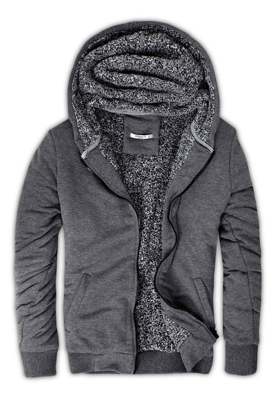 Buratti Men's Furry Hooded Slim Fit Sweat 575708