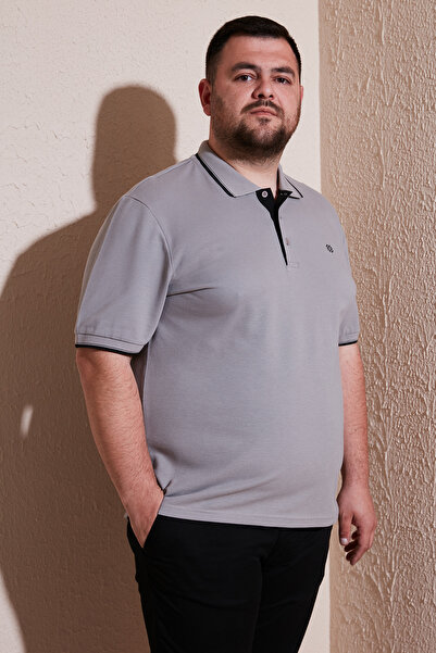 Buratti Large Size Cotton Regular Fit Polo Collar t Shirt Men's Polo Collar t...