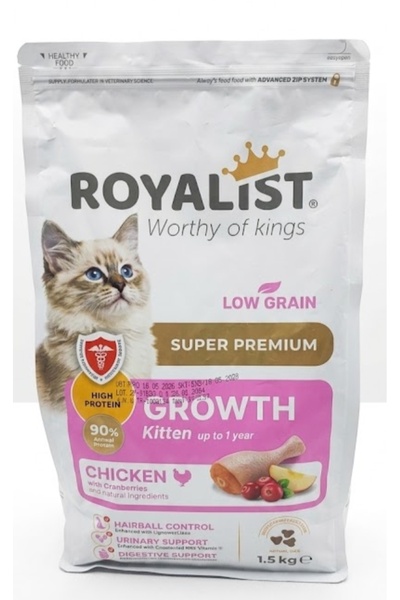 Royalist Tüm cins Yavru kedi tüy yumağı ve üriner sistem destekli tavuklu kız...