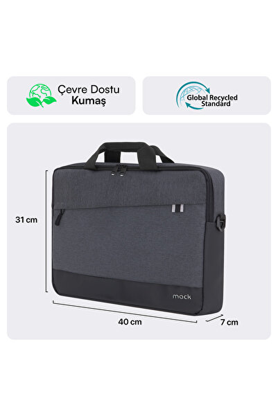 Mack MCE-1101 15.6 UNICITY Eco Notebook Çantası Siyah