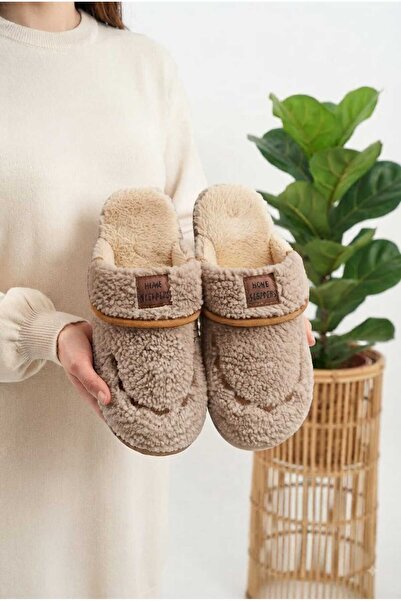 Slipcat Women's Patterned Plush Non-Slip Lightweight Sole Furry Slippers Hous...