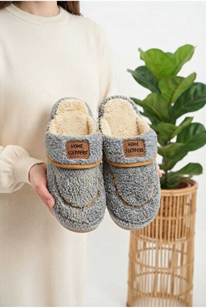 Slipcat Women's Patterned Plush Non-Slip Lightweight Sole Furry Slippers Hous...
