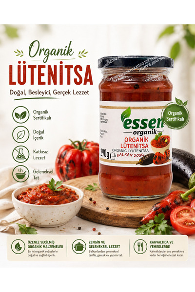 Essen Organik Organik Lütenitsa Odun Ateşinde