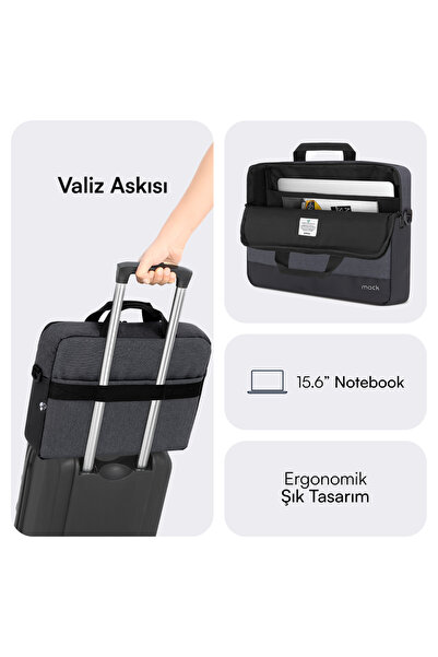 Mack MCE-1101 15.6 UNICITY Eco Notebook Çantası Siyah