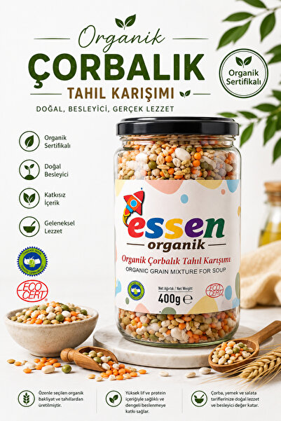 Essen Organik Esen Organik Çorbalık Tahıl Karışımı 400gr