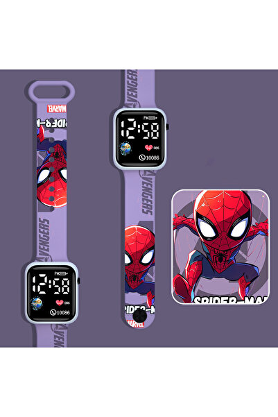 Choice4 XDQ zzx Fashion Cartoon Spiderman Children Watches Girls Reloj Inteli...