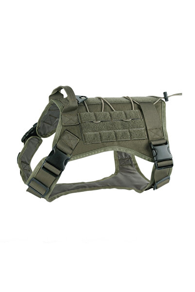 Choice4 M army green Tactical Dog Harness for Large Pet Harness No-Pull Servi...