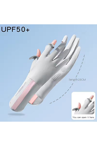 Choice One Size Grey Thin Breathable Sun Resistant Riding Gloves Suitable for...