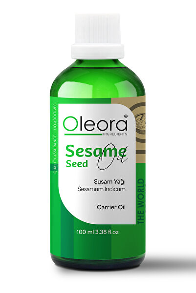 Susam Yağı, Saf, Sabit Yağ, (SESAME OİL) Carrier Oil, Pure 100 ml