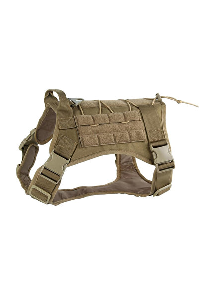 Choice L Dark Khaki Tactical Dog Harness for Large Pet Harness No-Pull Servic...