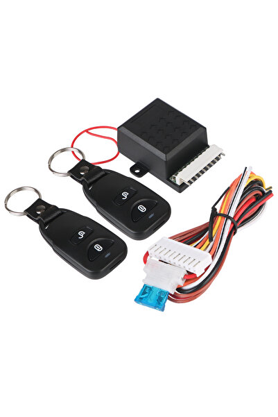 Choice black 12V Car Door Windows Switch Keyless System 2 Buttons Remote Cont...