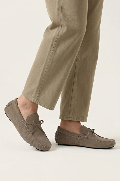 Ziya , Men's Genuine Leather Casual Shoes 1611065Ze07913 Sand