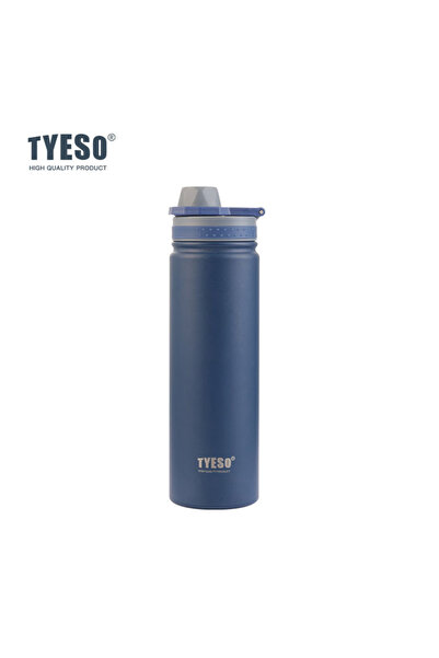 Choice49 600ML Blue TYESO Thermos Bottle Car Insulated Flask Water Tumbler fo...