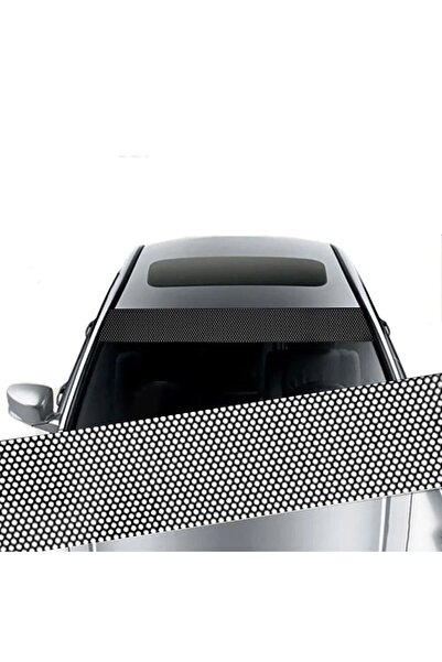 Choice Mesh Black Car Sunshade Stickers Auto Front Windshield 3D Vinyl Film R...