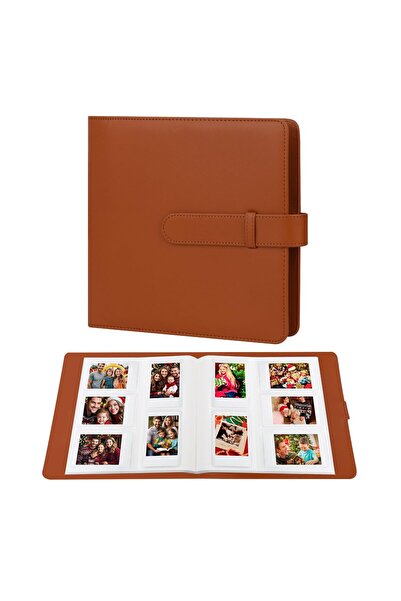 choice2 Brown 256 Pockets Photo Album for Fujifilm Instax Mini LiPlay 12 11 9...