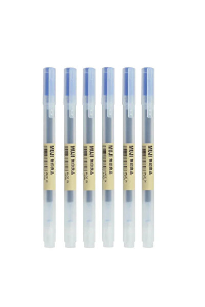 Choice19 0.5mm 6Pcs blue pen 6/8Pcs/Set MUJIs Gel Pen Black/Red/Blue 0.38/0.5...