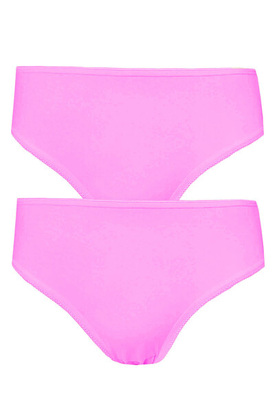 Hepsine Rakip 2li Kadın Orta Yüksek Bel Bikini Ince Lastik Pamuklu Ekonomik