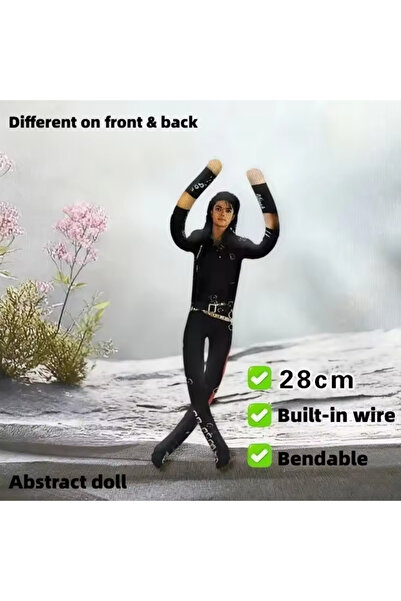 Choice A Anime Michael Jackson Cosplay Prop Doll Plush Stuffed Figure Dolls R...