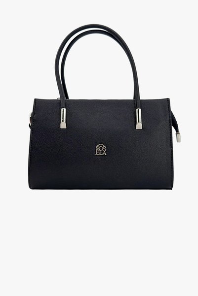 SOSELA 67-8113 Women's Black Shoulder and Shoulder Bag