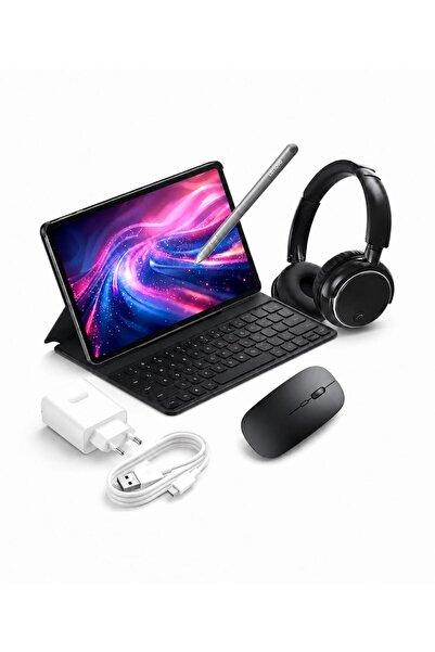 HONOR Pad 10 8GB 256GB Wifi 12'' Gri Tablet +(KALEM ORJ)+ADAPTÖR+KIRILMAZ CAM...
