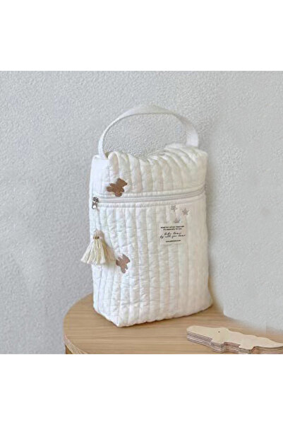 Choice B Portable Stroller Nappy Bag Quilted Baby Diaper Caddy Organizer Embr...