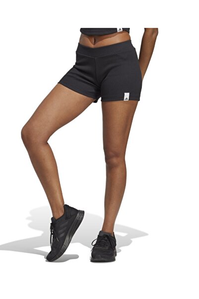 adidas Αθλητικά ρούχα W LNG RIB SHO IC9451 Μαύρο