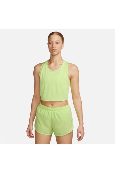 Nike W NK FAST DF CROP TANK DD5921-736 Κίτρινο