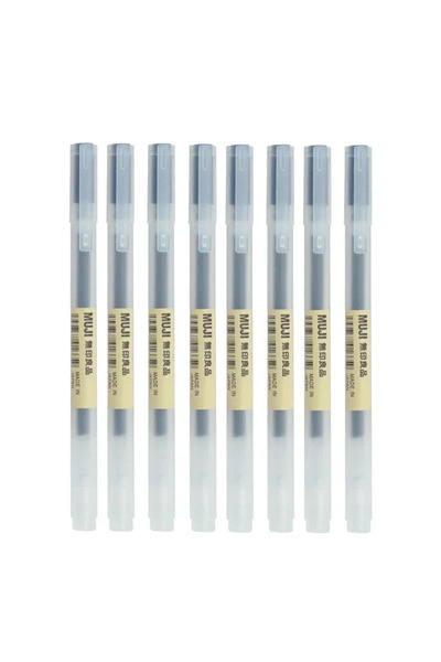 Choice14 0.5mm 8Pcs black pen 6/8Pcs/Set MUJIs Gel Pen Black/Red/Blue 0.38/0....