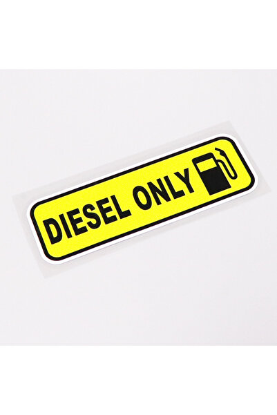Choice 13x4cm F510 PVC Warning Car Sticker Diesel Only Decoration Waterproof ...