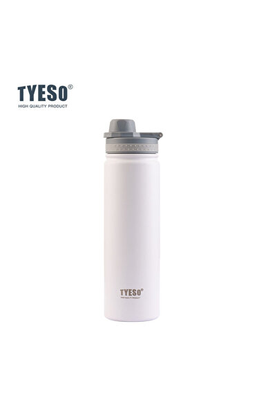 Choice34 750ML White TYESO Thermos Bottle Car Insulated Flask Water Tumbler f...