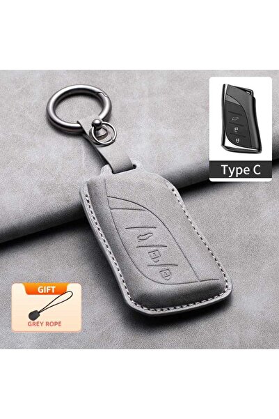 Choice3 غطاء مفتاح سيارة رمادي اللون لسيارات لكزس NX ES UX US RC LX GX IS RX ...