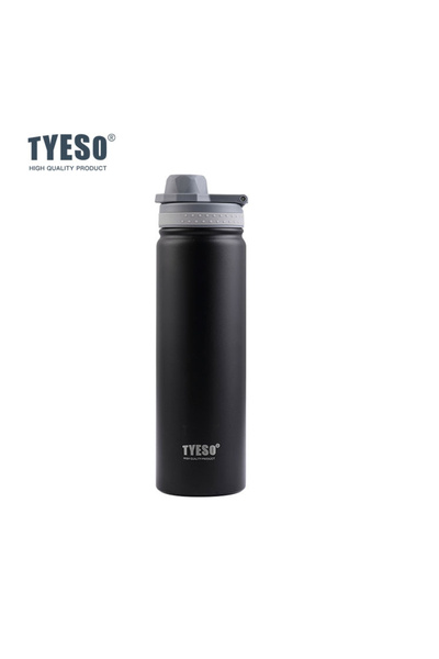 Choice38 600ML Black TYESO Thermos Bottle Car Insulated Flask Water Tumbler f...