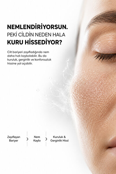 OMORFİA Pro Vitamin B5 Destekli Su Bazlı Yoğun Nemlendirici, Cilt Tonu Eşitleyici Bakım Kremi 50 gr