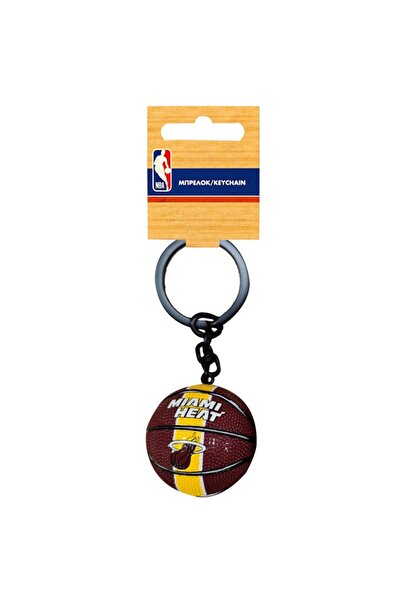 NBA 3D ΜΠΑΛΑ (558-50512) 558-51512-MIAMI HEAT Μπορντό