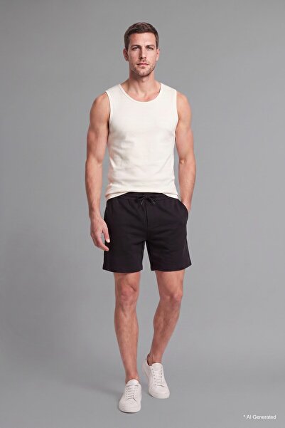 DeFacto 100% Cotton Regular Fit Crew Neck Ecru Undershirt H7131Ax26Sm