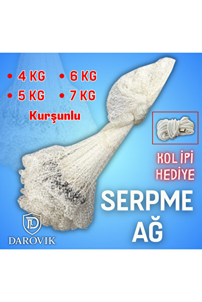 Darovik Serpme Ağ Kurşunlu Balık Ağı