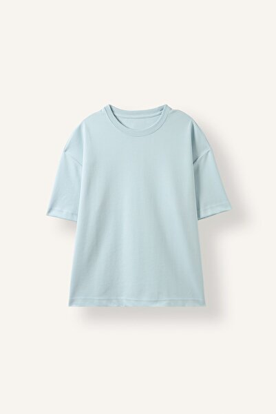 DeFacto Boxy Fit Crew Neck Drop Shoulder Basic T-Shirt I3684Ax26Au