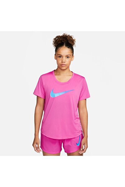 Nike W NK ONE DF SWSH HBR SS DX1025-623 Φούξια