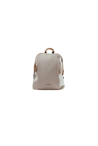 dukidasoturkiye Duki Daso Cream Leather Women's Backpack and Daily Shoulder B...