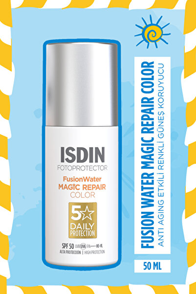 ISDIN Fotoprotector Fusion Water Magic Repair Color Spf 50 50 ml Onarıcı Renk...