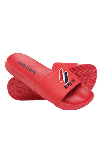 SUPERDRY SDCD CORE POOL SLIDE MF310132A-RXG Κόκκινο