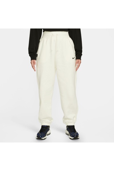 Nike W NSW PHNX FLC HR OS ΠΑΝΤΕΛΟΝΙ DQ5887-133 Εκρού