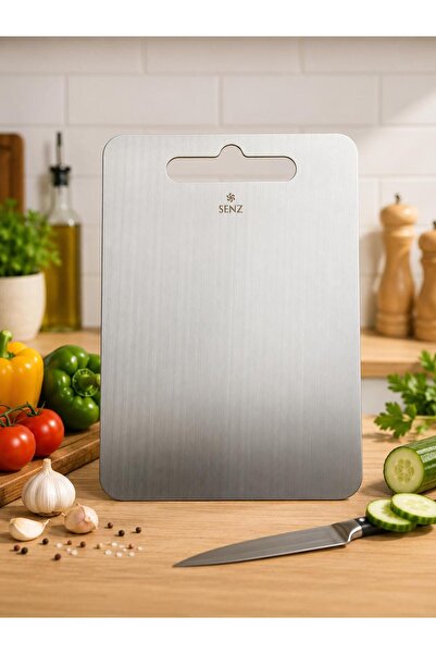Senz Stainless Steel Chopping Board Large Size 25X33 cm