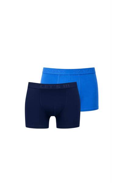 COTBOXER Navy Blue Lycra Boxer - Solfeggio Pack, Set of 2