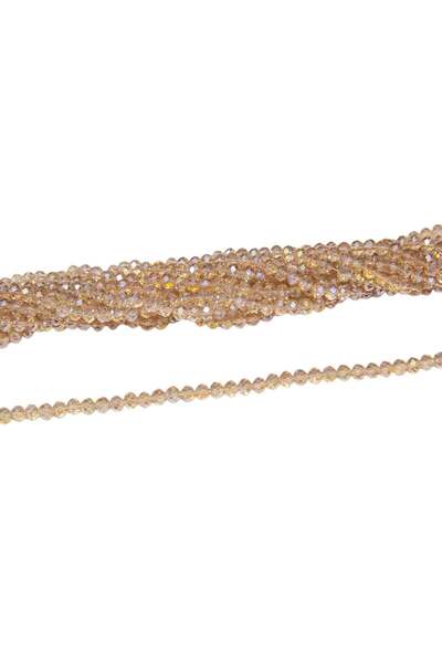 Serhat Aksesuar ve El İşçilik 6 mm Mink Crystal Glass Beads 1 Strand - (80-85...
