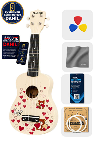 MADRID Ukulele Profesonel Soprano MU-21-17